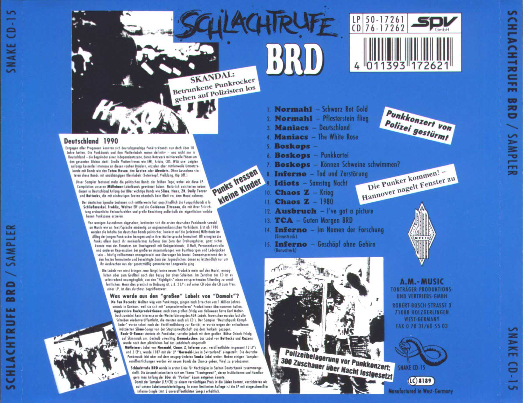 Schlachtrufe BRD I 1